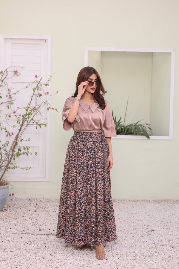 Western dress Light Pink